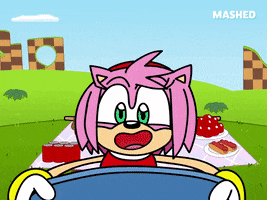 Sonic The Hedgehog Flirt GIF by Mashed