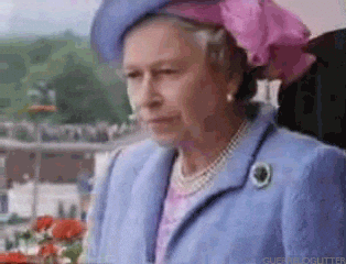 queen elizabeth binoculars GIF