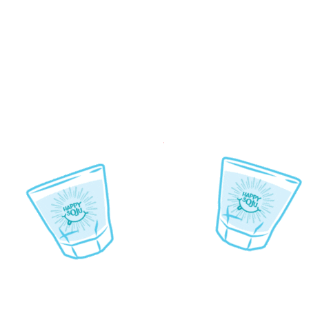 Happy Soju Indonesia Sticker