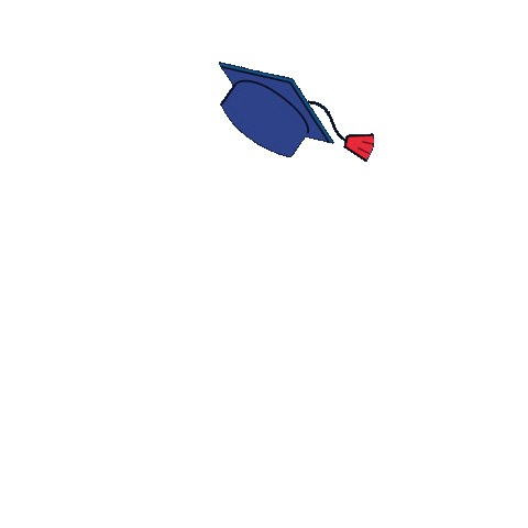 Graduation Sticker by colegiomonclair