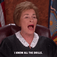 Know The Drill GIF by Judge Judy