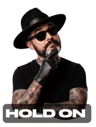 Hold On Yes GIF by SkullyTattoo