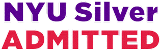 Admitted Sticker by NYU Silver