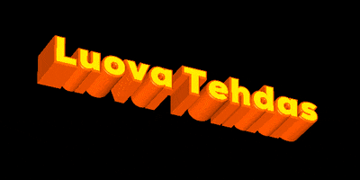 Yellow Text GIF by Luova Tehdas Oy