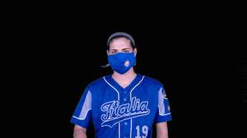 Mask Italia GIF by FIBS - Federazione Italiana Baseball Softball