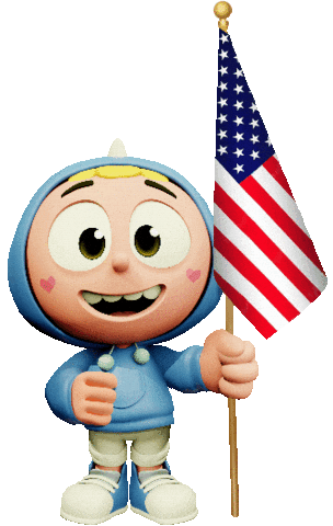 Happy Flag Day Sticker by Play4Promo