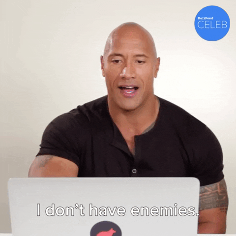 The Rock Enemies GIF by BuzzFeed