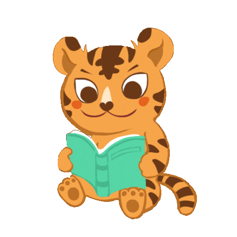 Book Reading Sticker by Anak Rimba Books