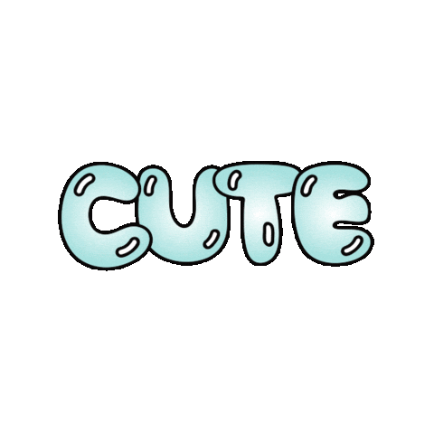 Aww Type Sticker by Malaea for iOS & Android | GIPHY