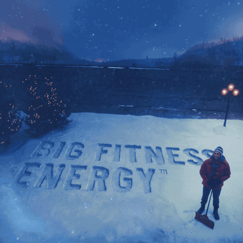 Snow Art GIF by Planet Fitness
