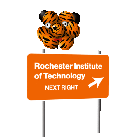 Dream School Tiger Sticker by Rochester Institute of Technology