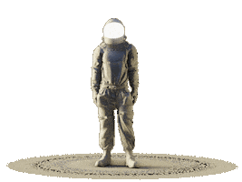 Dance Astronaut Sticker by pixelpublic GmbH