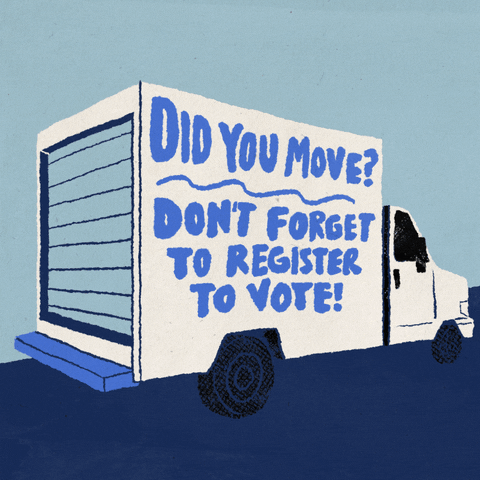 Unpacking Voter Registration GIF by #GoVote