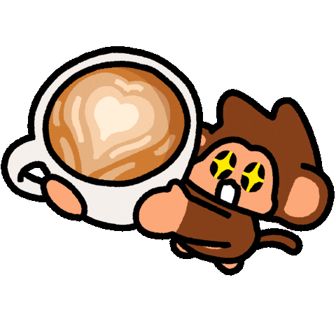Tired Coffee Sticker