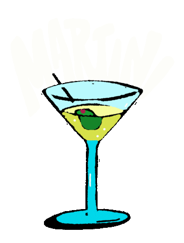 Cocktail Martini Sticker