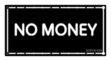 Sad No Money Sticker
