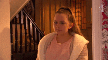 Friends Mind Elsewhere GIF by Hollyoaks