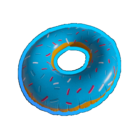 Homer Simpson Donut Sticker by Rod Kim