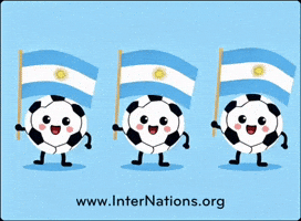 Vamos Argentina Football World Cup GIF by InterNations