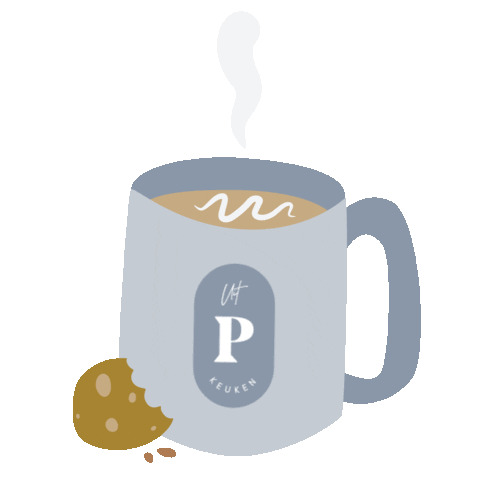 Coffee Tea Sticker by uitpaulineskeuken