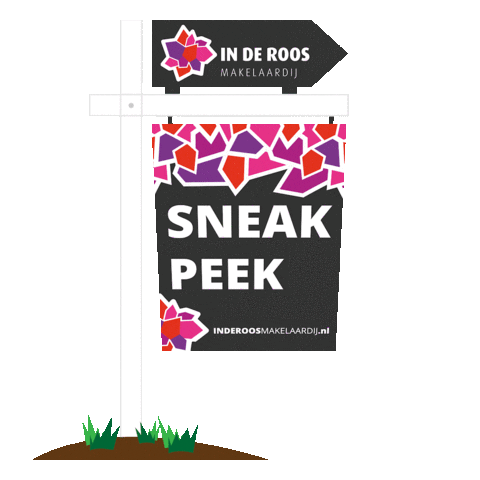 In De Roos Makelaardij Sticker