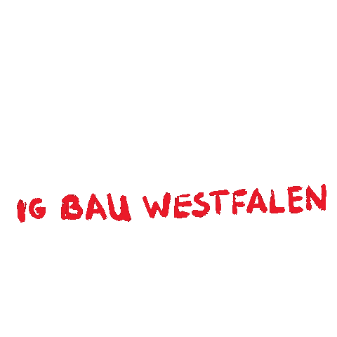 IG BAU Westfalen Sticker