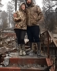 Couple Who Lost House in California Wildfire Get Engaged on Steps of Ruined Home