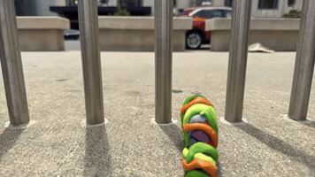 Rainbow Worm: Stop Motion in Public Music Video