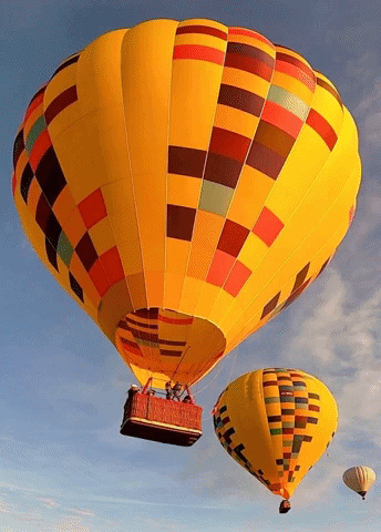 Hot Air Balloon Art GIF by aerotours
