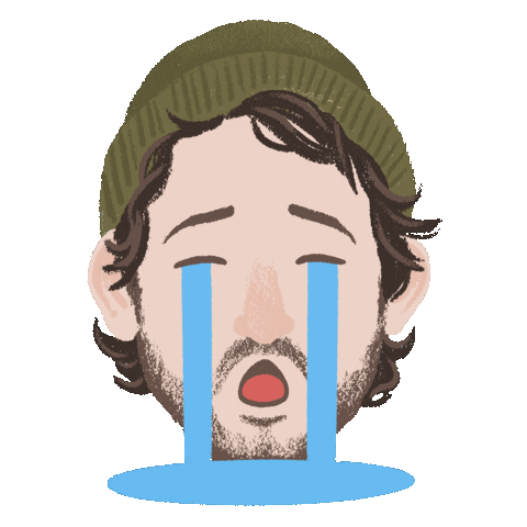 Sad Fleet Foxes Sticker