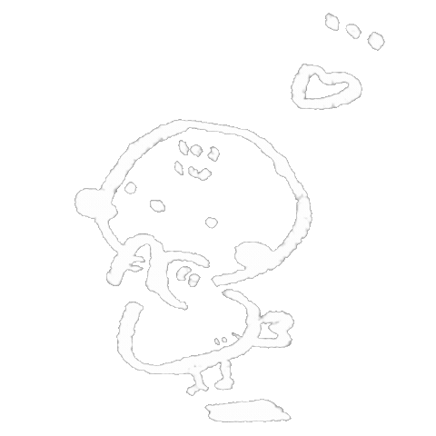 白 Sticker