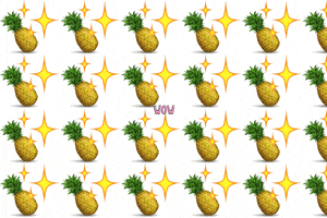 pineapple wow GIF