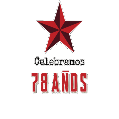estrella roja puebla Sticker