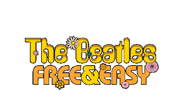 The Beatles Sun Sticker by Free & Easy