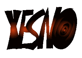 Lettering Yes Sticker