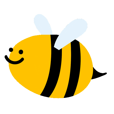 Bee Buzz Sticker by Luiza Negreiros Dermato