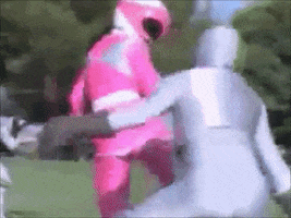 mighty morphin power ranger punch GIF by Power Rangers