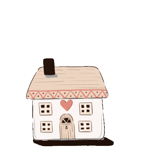 In Love Home Sticker