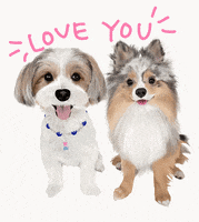 Love You Dog Mom GIF by Honey Boo Designs