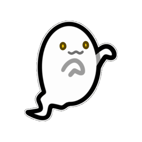 Halloween Ghost Sticker