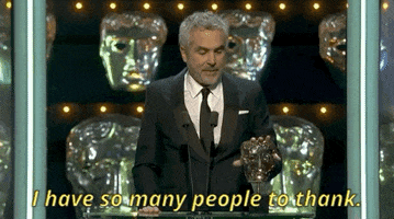 alfonso cuaron bafta film awards 2019 GIF by BAFTA