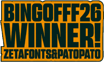 Bingofff GIF by Zetafonts Type Foundry