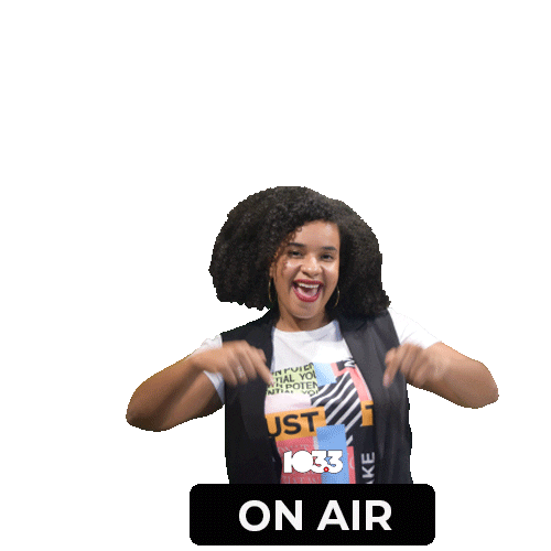 On Air Radio Sticker by 103.3 FM