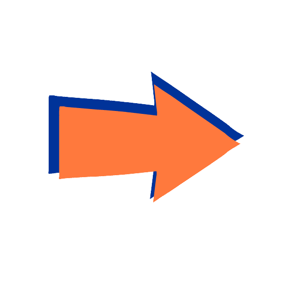 Arrow Orange Sticker by Storydive for iOS & Android GIPHY