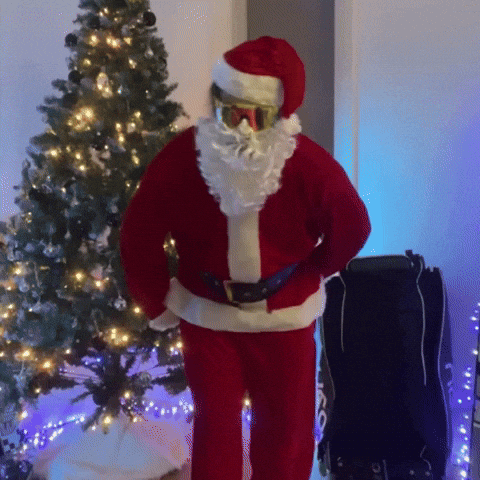 Santa Claus Cards GIF by Luke Westen