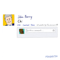 john kerry facebook GIF by Animation Domination High-Def