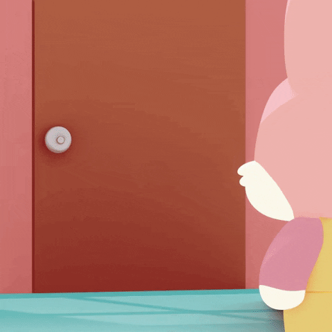 Knock Knock Hello GIF by Muffin & Nuts