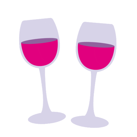 Wine Pub Sticker by Hair and Beauty Charity