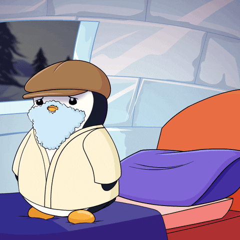 Tired Good Night GIF by Pudgy Penguins