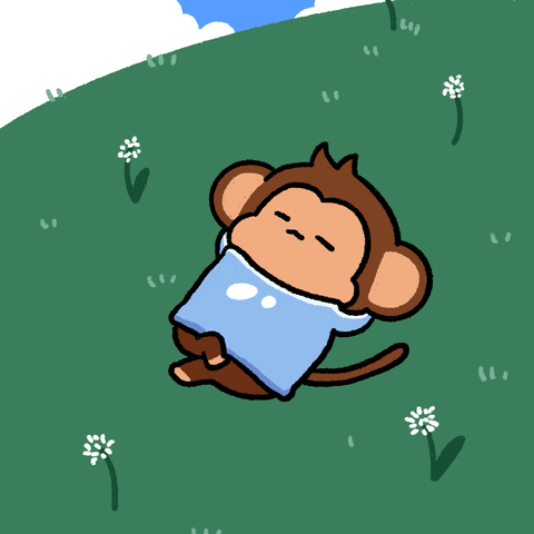 Relaxing Fresh Air GIF by Chimpers